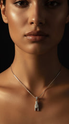 COLLANA CORNA ZIRCONATA