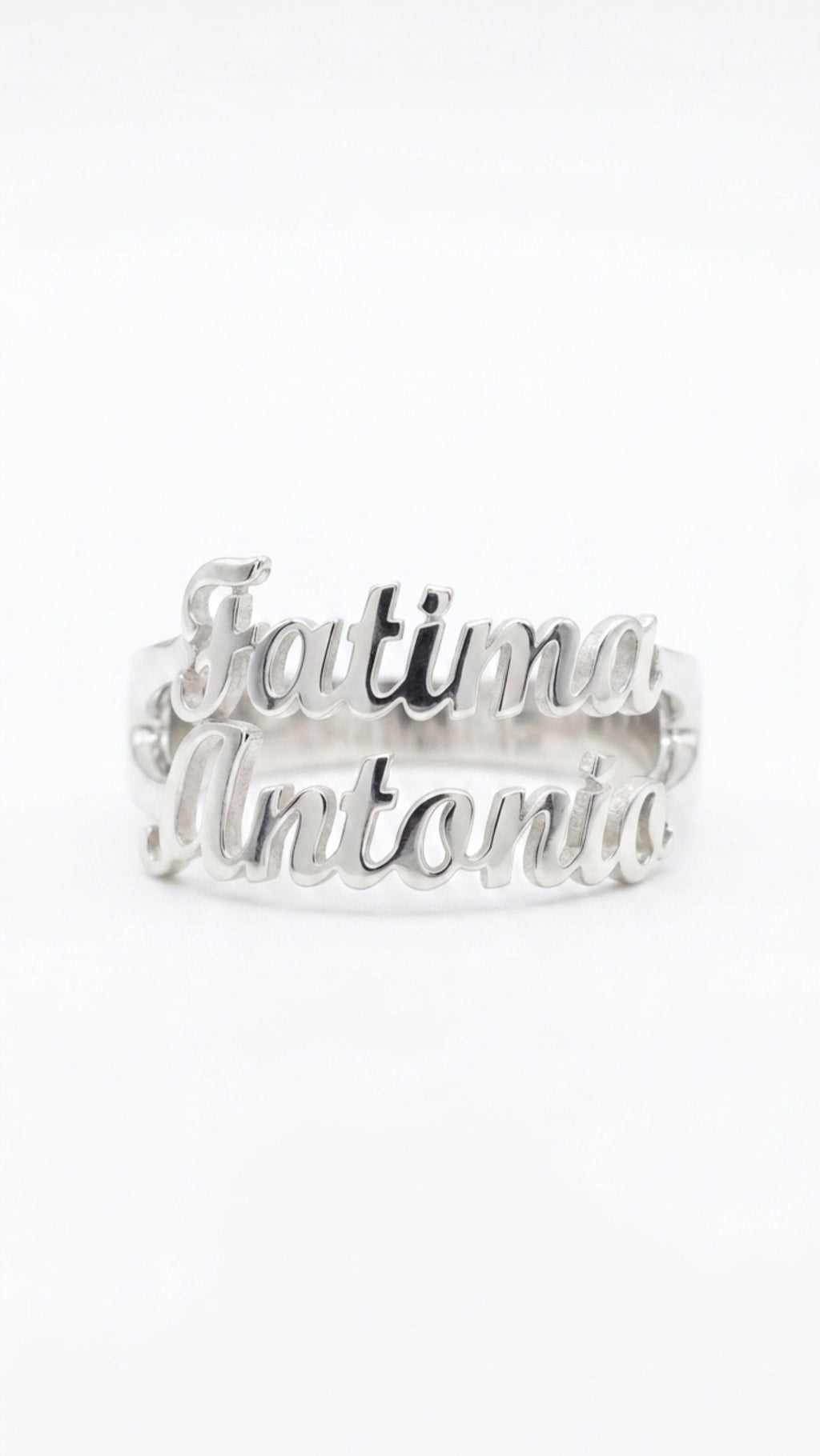 ANELLO DOPPIO NOME PERSONALIZZABILE